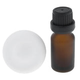Maxbell Maxbell Diatomite Earth Car Air Freshener Essential Oils Diffuser with Bottle White