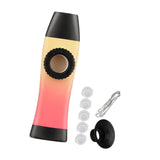 Maxbell Kazoo Toy Professional Accompaniment with Membranes for Guitar Ukulele Piano Yellow Dark Pink