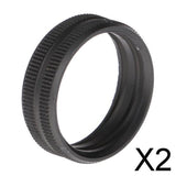 Maxbell 2xAluminum Reel Seat Hood Locker Lock Ring for Fuji Reel Seat 16