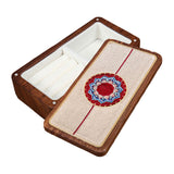 Maxbell Jewelry Box Organizer Retro for Women Jewelry Storage Box for Rings Earrings Flower