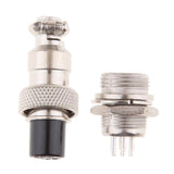Maxbell Pair GX12 4Pins Waterproof Male Female Panel Metal Aviation Wire Connector - Aladdin Shoppers