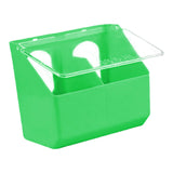 Maxbell Pigeon Feeder Cage Mount Heavy Duty Hanging Box for Cockatiels Ducks Pigeons Green