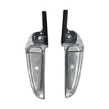 Maxbell 2Pcs Motorcycle Rear Passenger Foot Pegs Easy to Install Replaces Pedal Pads