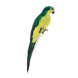 2cs Realistic Macaw Parrot Artificial Feather Bird Animal Ornament Toys