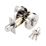 Maxbell Deadbolt Door Lock Contemporary Invisible Door Lock Single Cylinder Deadbolt Silver