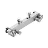 Maxbell Guitar Bridge Saddle Nut Sander Adjustable for Precision Instruments Compact Silver