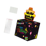 Maxbell Birthday Money Drawer Money Gift Boxes for Cash with Pull Out for Adults Men Black Gold Cake