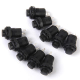 Maxbell 20pcs Blue + Black On/Off Latching Push Button Switch Locking Dash for Car Boat