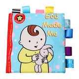 Maxbell Maxbell Early Educational Development Infant Soft Cloth Book Baby Gifts God Made Me