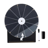 Maxbell Rotating Wheel for Prizes Erasable Roulette Wheel for Club Store Supermarket Black