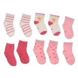 Maxbell 5 Pairs Baby Toddler Boy Girl Kid Cotton Cartoon Sock 9-12Y Flower Series - Aladdin Shoppers