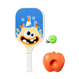 Maxbell Pickleball Paddle with Ball and Base for Beginner Family Kids Indoor Outdoor blue