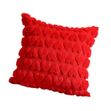 Maxbell Pillow Cover Supplies Throw Cushion Case for Anniversary Farmhouse Sofa Red