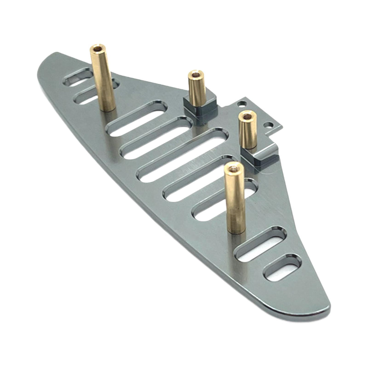 Maxbell RC Car Bumper Upgrade RC Car Part for 14301 1/14 Scale RC Hobby Car DIY Accs Titanium color