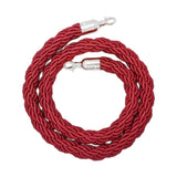 Maxbell Queue Line Barrier Rope 1.5 Meter 1x for Hotel Grand Openings Movie Theaters silver hook