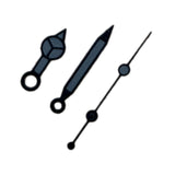 Luminous Watch Hands Set Copper Lightweight Luxury Trendy Modification Parts grey