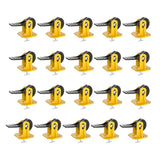 Maxbell 20Pcs Tile Leveling System Floor Wall Construction Tools for Floors Building yellow