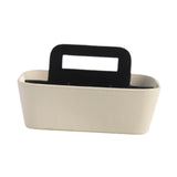 Maxbell Desktop Organizer Box Compact Remote Control Holder for Dresser Home Bedside Black