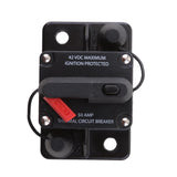 Maxbell 2x50 Amp Manual Reset Circuit Breaker Switch 12V-42V Car SUV Marine Boat