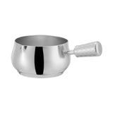 Maxbell Mini Skillet Sauce Bowl with Handle Soy Sauce Dish for Soy Melting Chocolate Silver