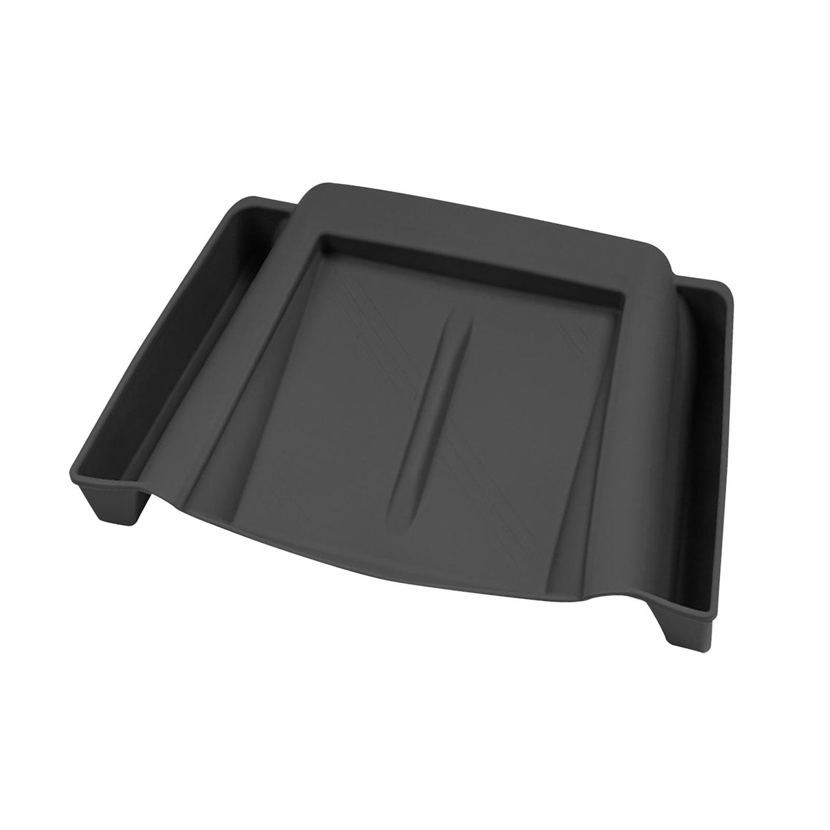 Maxbell Center Console Wireless Charging Mat Protection Cover for Tesla Model Y/3 Black with Pocket