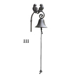 Maxbell Door Bell Cast Iron Metal Retro Dinner Bell for Outside Garden Indoor Outdoor