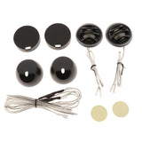 Pair of Car Dome Tweeter Speakers Quality Treble Stereo Audio Loudspeaker