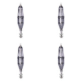 Maxbell 4 Pieces Luminous Octopus Squid Jig Hook 12cm Saltwater Fishing Lure Bait