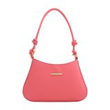 Maxbell Women Underarm Handbag Portable Elegant Purse Tote for Street Shopping Party Pink