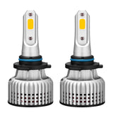 Maxbell 2pcs Car COB Chip LED Front Lamp Headlamp Bulbs 36W 9-32V 3000K Yellow 9006