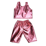 Maxbell Doll Cothes New Cool Light Leather Outfit for 18" Doll pink - Aladdin Shoppers