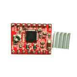 Maxbell A4988 Stepper Motor Driver Module Board for 3D Printer CNC + Heat Sink Red
