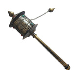 Maxbell Tibetan Metal Buddhist Long Hand Held Prayer Wheel Om Mani Padme - Aladdin Shoppers