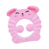 Maxbell Shower Cap for Kids EVA Shower Accessory Cute Bath Cap for Kids Indoor Girls Pink