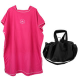 Maxbell Adult Surf Beach Hood Poncho Wetsuit Changing Robe & Changing Mat Rosy