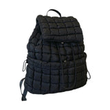 Maxbell Quilted Backpack Lightweight Laptop Soft Hiker Pack for Picnic Gym Umbrellas Black