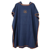Maxbell Adult Surf Beach Hood Poncho Wetsuit Changing Robe & Changing Mat Navy Blue