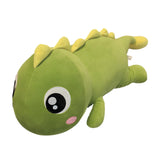 Maxbell Soft Dinosaurs Plush Doll Car Pillow Cute Plush Dinosaur Stuffed Animal for Gifts Yellow back