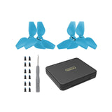 4 Pieces Spare Parts with Screws Mini Box Propellers Blade Props Box for Neo Blue