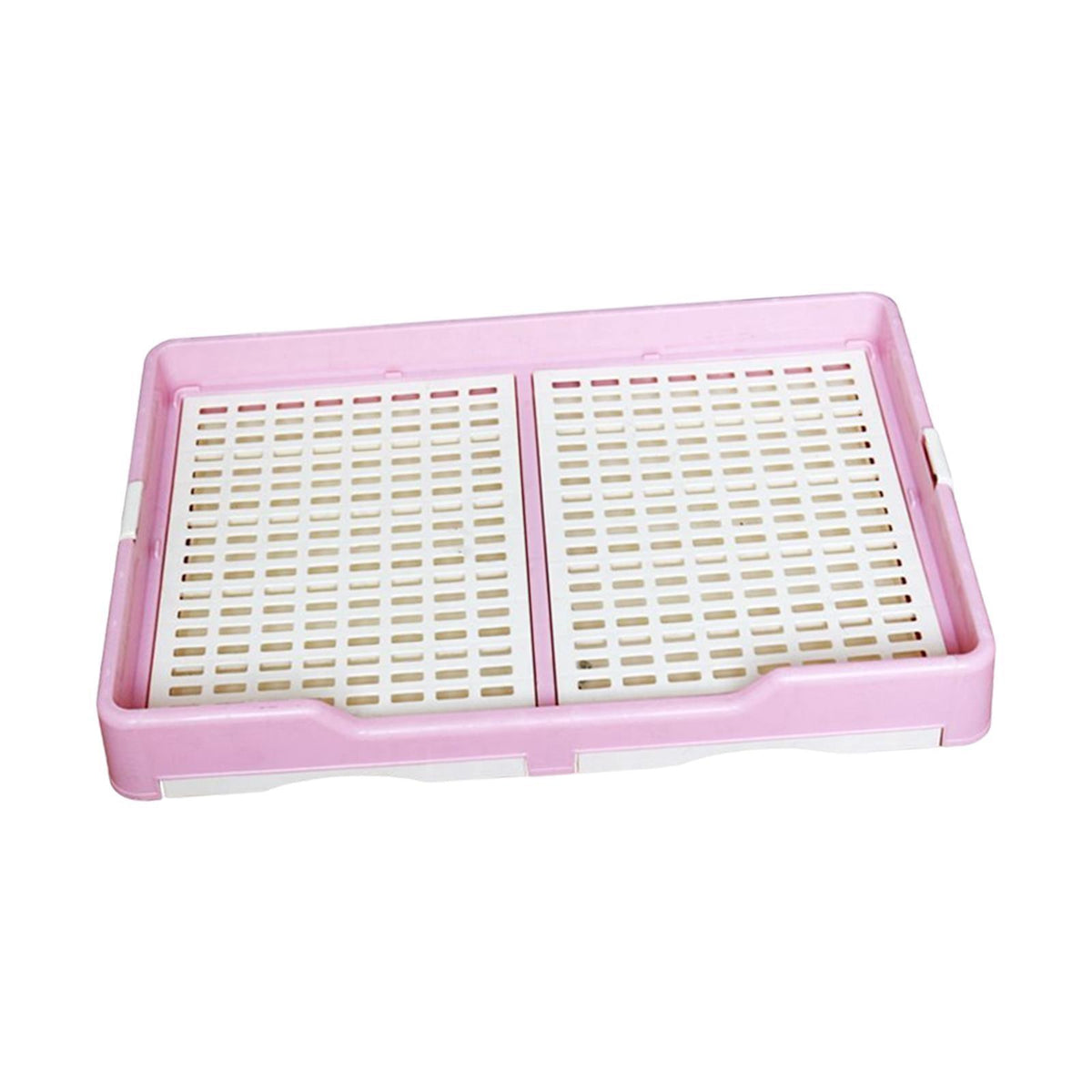 Maxbell Maxbell Indoor Pet Training Toilet Tray Puppy Pee Tray Potty Trainer for Kitten M Pink