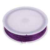 Maxbell Maxbell 40m Length 0.5mm Diameter Iron Wire Thin Iron Line for DIY Model Making & Binding Purple