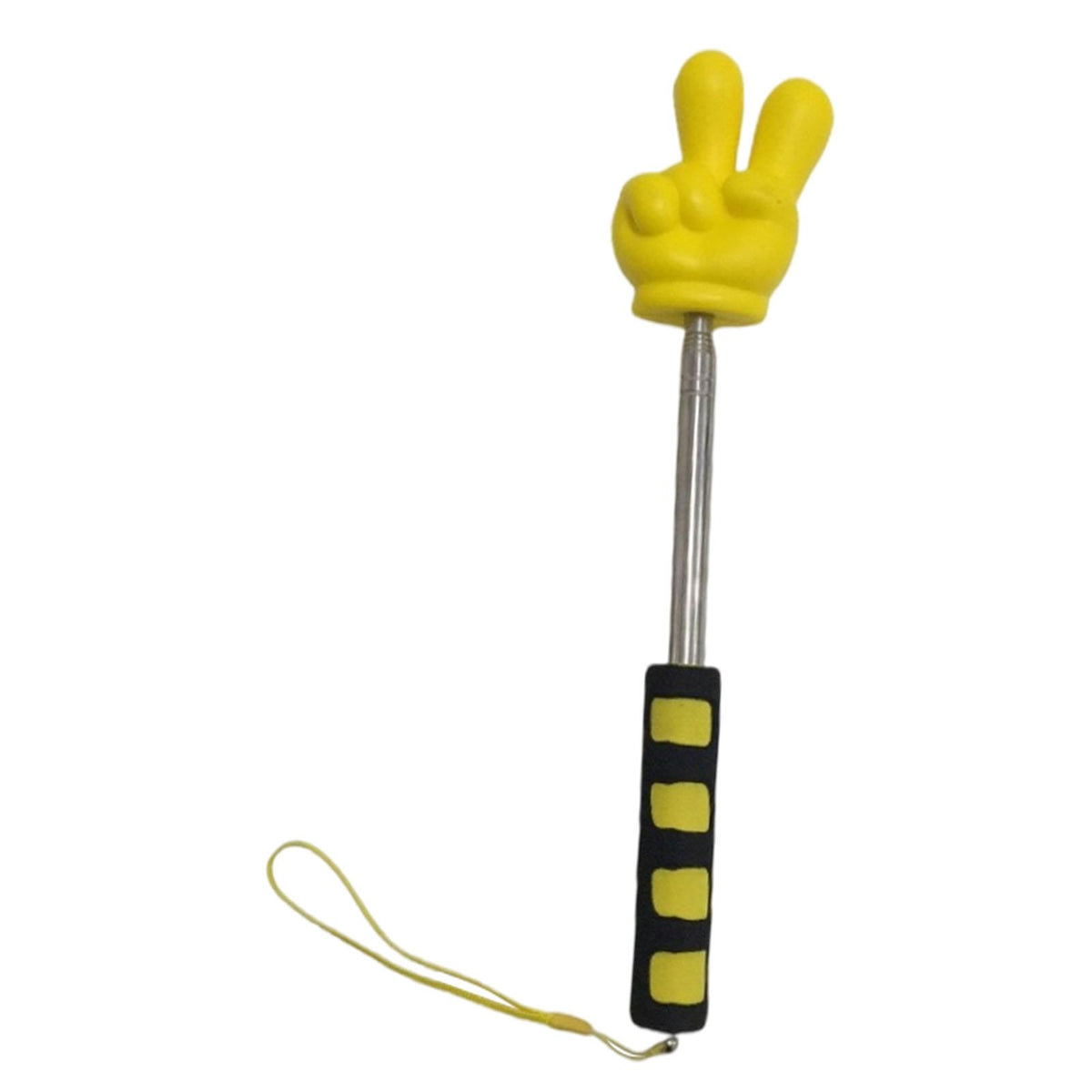 Maxbell Telescopic Teacher Pointer Portable Extendable Hand Pointer for Presentation Yellow Victory