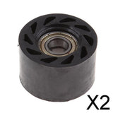 Maxbell 2xUniversal Motorbike Dirt Bike Chain Roller Tensioner Pulley Wheel Guide 10mm
