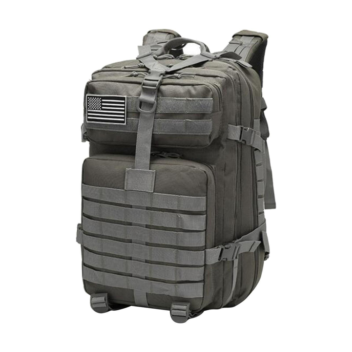 Maxbell Maxbell 45L Tactical Waterproof Hunting Camping Travel Hiking Backpack Gray