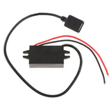 Maxbell 2xCar DC8V-12V to 5V 3A Hard Wired  Converter Single USB Power Supply