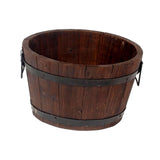 Maxbell Planter Versatile Artwork Crafts Plant Container for Home Living Room Indoor round
