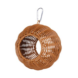 Maxbell Bird Hammock Nest Woven Cage Accessories Birds Cage for Macaw Budgie Finches Suspension