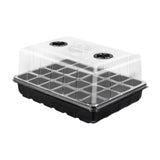 Maxbell Seedling Starting Tray 24 Cells Nursery Tray for Hydroponic Indoor Gardening Black