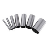 Maxbell 7 Pieces Round Cookie Cutter Set Donut Cutter Set Stainless Steel Circle Molds For Pastry Biscuits Cookies - Aladdin Shoppers