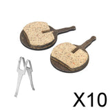 Maxbell 10xPair Bicycle Bike Motobike Resin Disc Brake Pads For Avid BB5 LONG LIFE